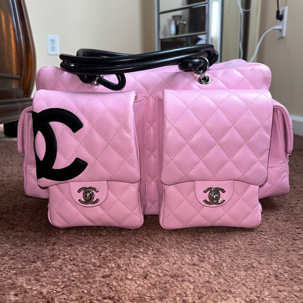 Pink Chanel Reporter Bag